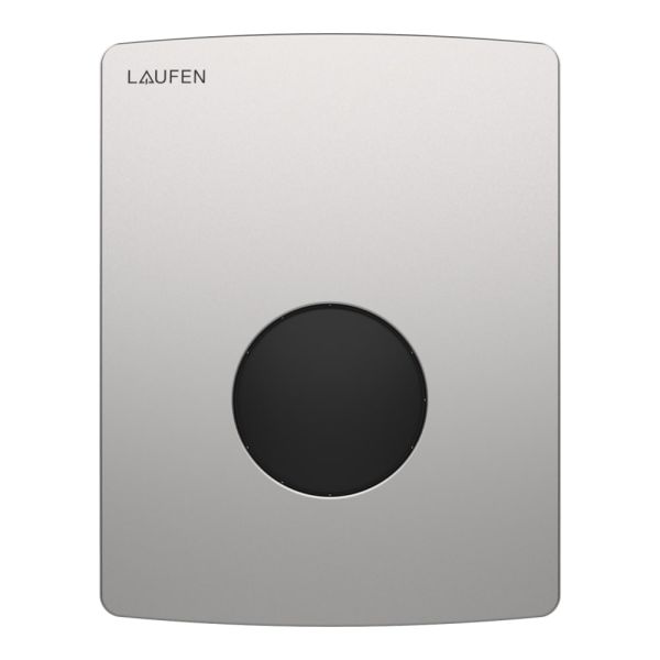 LAUFEN INEO Pisoárový automatický splachovač INEO E-AU111 s infračerveným senzorom, batériové napájanie 6 V, Nerezová oceľ brúsená 928, H9091119280001