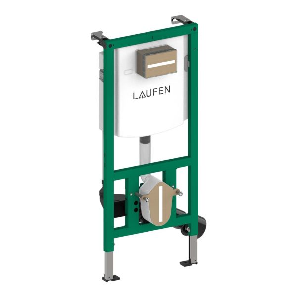 LAUFEN INEO Rámový podomietkový modul pre závesné WC so zabudovanou bidetovou sprškou, s hadičkou pre prívod vody, do ľahkej steny, H9201150000001