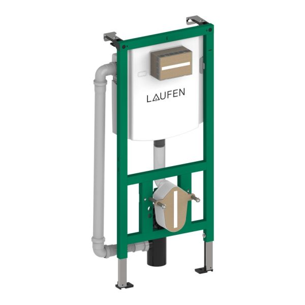 LAUFEN INEO Rámový podomietkový modul pre závesné WC, s ventilom pre prívod vzduchu, do ľahkej steny , H9201160000001