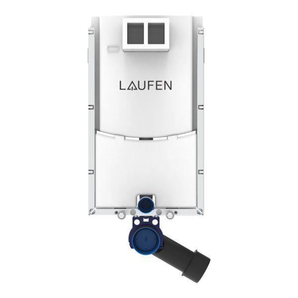 LAUFEN INEO Podomietkový modul pre obmurovanie, pre závesné WC a závesné WC so zabudovanou bidetovou tryskou, Dual Flush 6/3 l, nastaviteľné aj na 4,5/3 l, s nádržkou proti oroseniu, H9261030000001