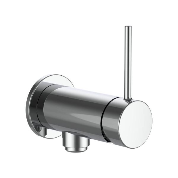 LAUFEN TWINPLUS Sprchová páková nástenná batéria pre podomietkové teleso Simibox 1-bodové, bez sprchového príslušenstva, Chróm 100, HF505455100040