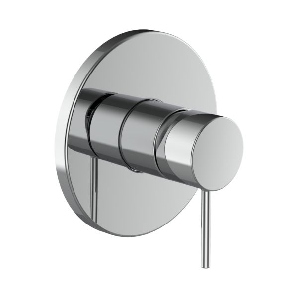 LAUFEN TWINPLUS SLIM Vrchný set podomietkovej sprchovej batérie pre Simibox alebo Simibox Light, Chróm 100, HF505478100000