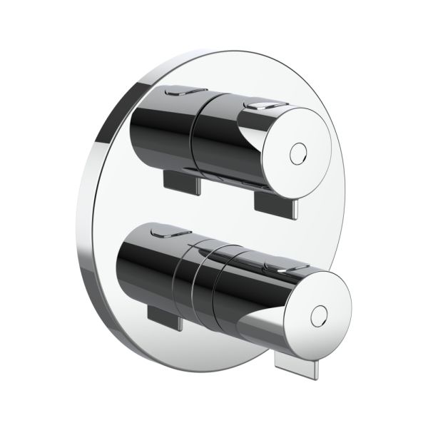 LAUFEN THERM Termostatická podomietková sprchová batéria, Chróm 100, HF506576100000