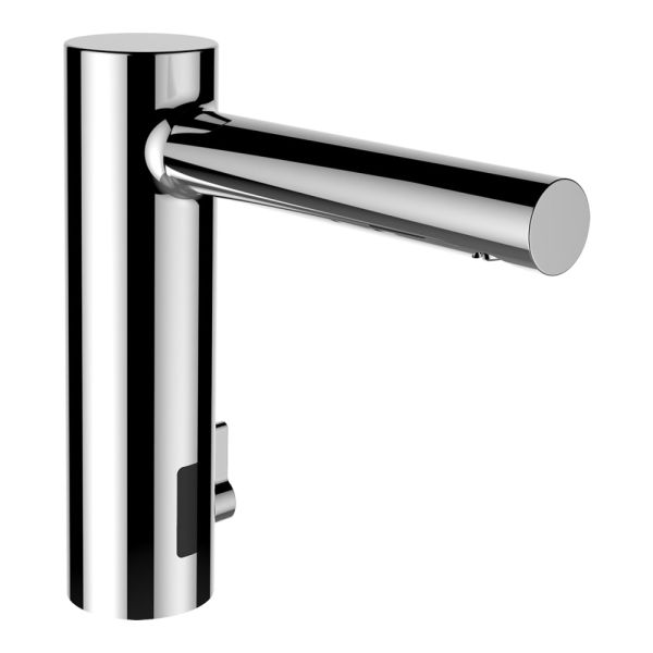 LAUFEN TWINTRONIC Umývadlová elektronická batéria, pevný výtok 145 mm, na batériu (6V), bez automatické výpusti, Chróm 100, HF707003100060