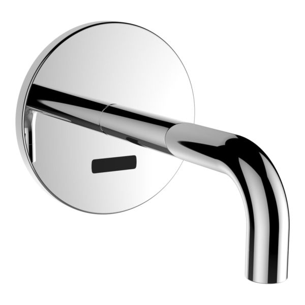 LAUFEN TWINTRONIC Podomietková elektronická umývadlová batéria, na sieťové pripojenie, s IČ senzorom, na studenú alebo zmiešanú vodu, pevný výtok 175mm, pre Simibox Standard a Simibox Light, Chróm 100, HF707023100000