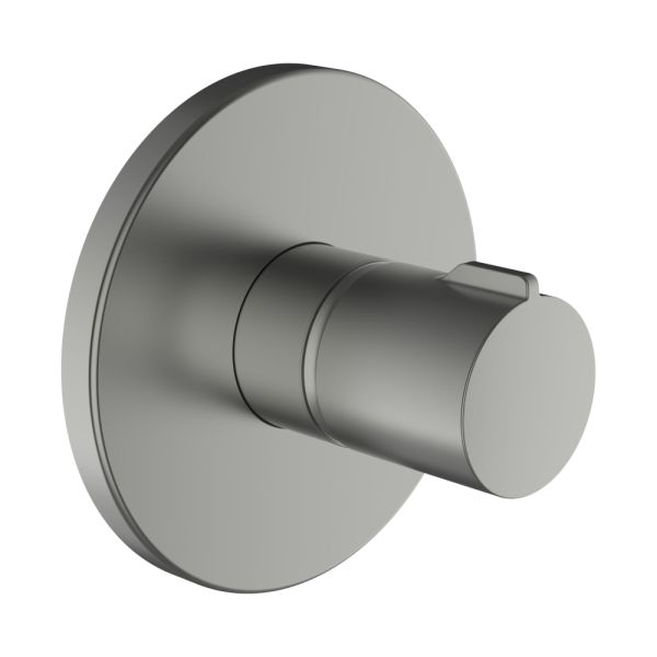 LAUFEN EASYTOUCH Vrchný set sprchovej podomietkovej samouzatváracej batérie, zmiešavacej, s prepínačom, pre Simibox alebo Simibox Light, PVD inox kartáčovaná oceľ 423, HF741078423000