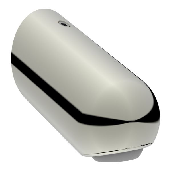 LAUFEN SHOWER PROGRAMME Hlavová sprcha nástenná antivandal, L = 66 mm, nastaviteľný uhol sprchového prúdu a prietok, leštená nerez, Leštený nerez 440, HF746020440000