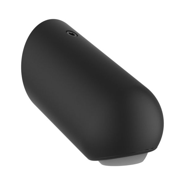 LAUFEN SHOWER PROGRAMME Hlavová sprcha nástenná antivandal, L = 66 mm, nastaviteľný uhol sprchového prúdu a prietok, PVD čierny kartačovaný nerez 448, HF746020448000