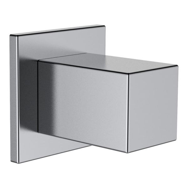 LAUFEN QUADRIGA Pripojenie sprchovej hadice 1/2" so spätným ventilom, PVD inox kartáčovaná oceľ 441, HF901159441000