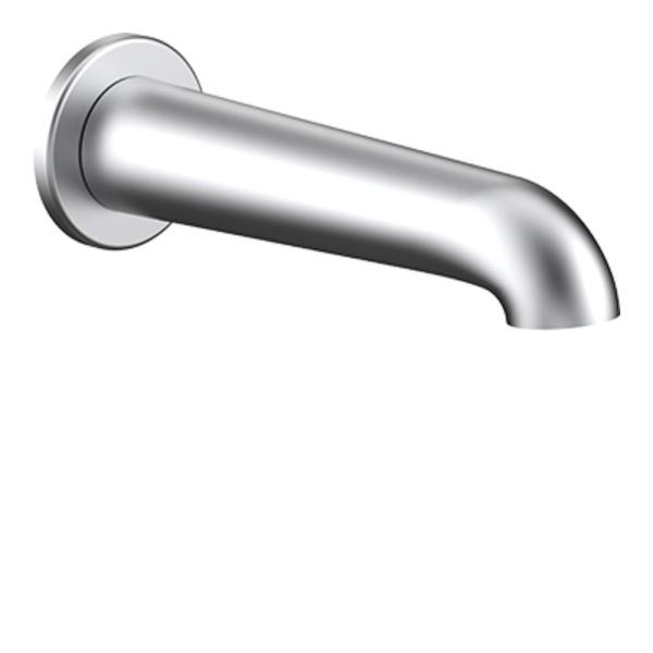 LAUFEN PURE Nástenný výtok 175 mm, PVD inox kartáčovaná oceľ 423, HF901771423000