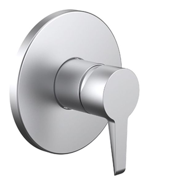 LAUFEN PURE Vrchný set podomietkovej sprchovej batérie pre Simibox alebo Simibox Light, PVD inox kartáčovaná oceľ 423, HF901778423000