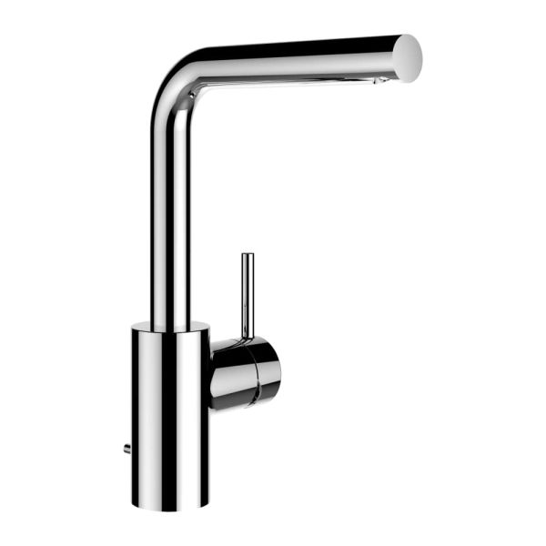 LAUFEN TWINPLUS Umývadlová batéria, Eco+, otocný výtok 160mm, s automatickou výpusťou, Chróm 100, HF905407100000