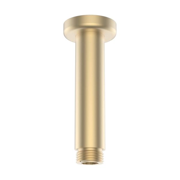 LAUFEN SHOWER PROGRAMME Sprchové rameno stropné 100 mm, s kruhovou ružicou, pre kruhovú hlavovú sprchu s dažďovým efektom, PVD svetlo zlatá matná 462, HF960098462001