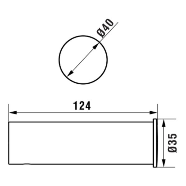LAUFEN NIXIE Držiaky WC papiera, bez krytu, Biela matná 268, H3841522680001