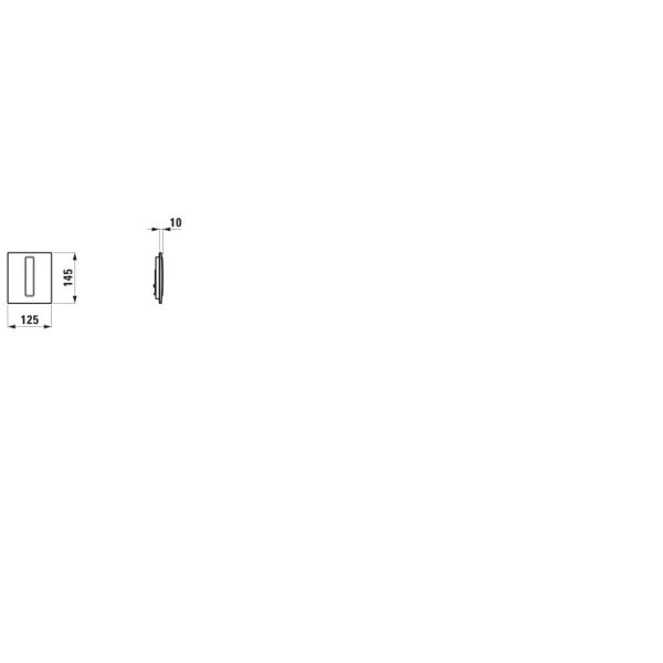 LAUFEN INEO Pisoárový automatický splachovač INEO E-AU104 s infračerveným senzorom, sieťové napájanie, Biela 000, H9091040000001