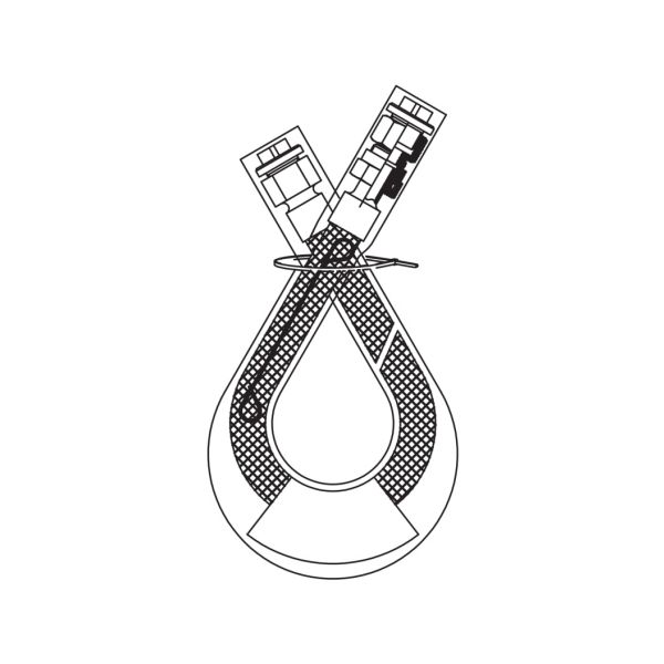 LAUFEN SHOWER PROGRAMME Flexibilná hadica pre pripojenie teplej alebo studenej vody, WI107945100000