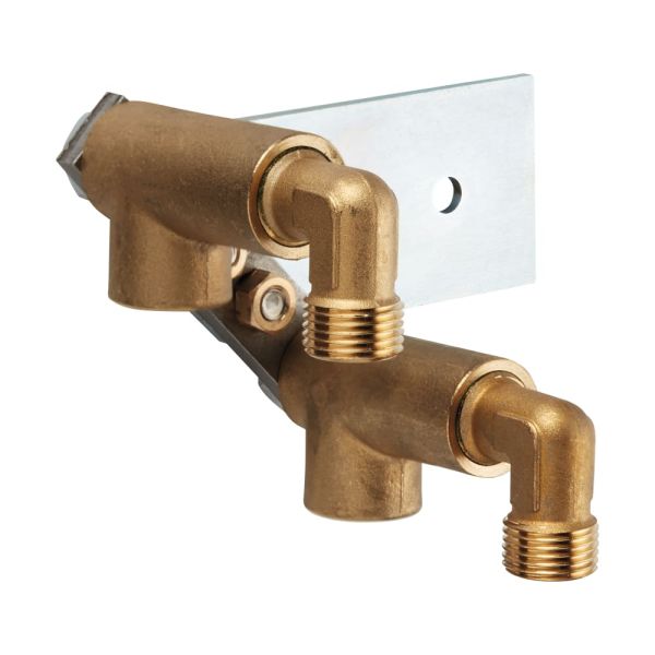 LAUFEN SHOWER PROGRAMME Pripojenie vody G1/2" pre rám s drôteným košom vrátane upevňovacej dosky a skrutiek, WI107957100000