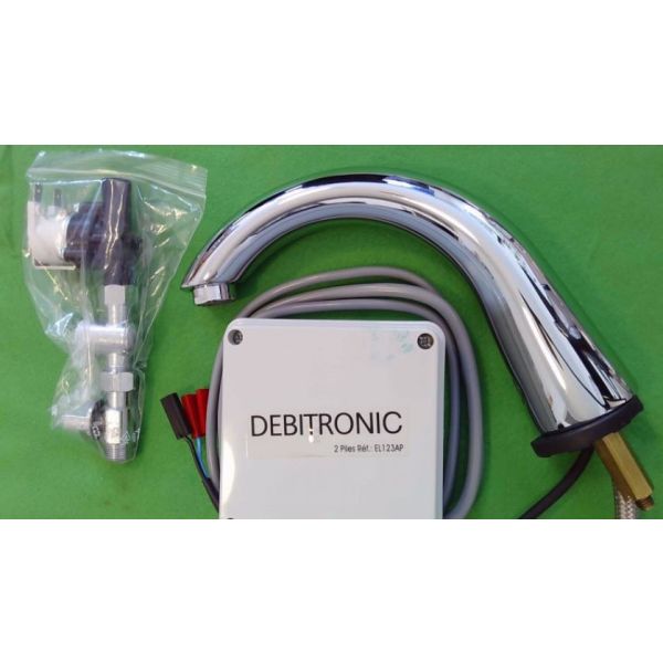 PORCHER  Elektronická umývadlová batéria, so zdrojom, chróm, A3080AA