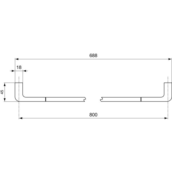 JADO GLANCE Madlo 80 cm, H2085AA