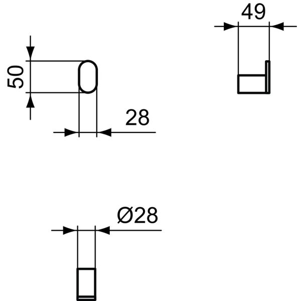 CONCA Háčik  na ručník, T4507AA