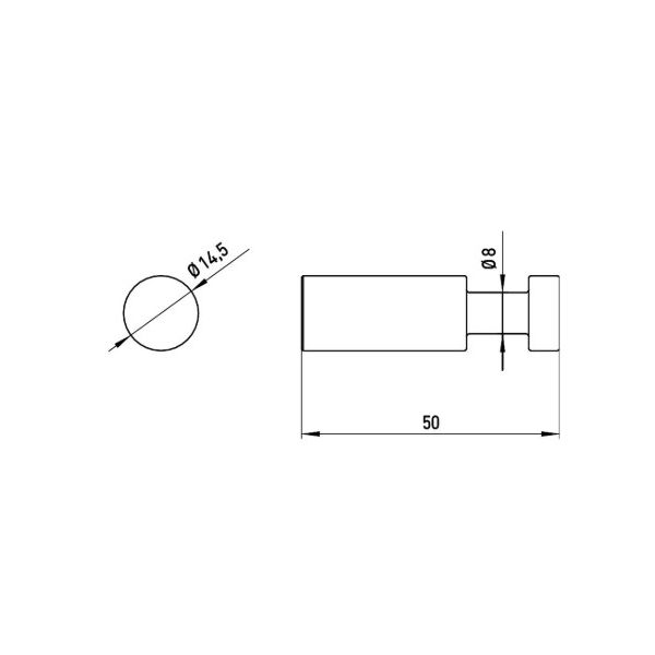 EMCO Eposa Háčik 5 cm, 087500100