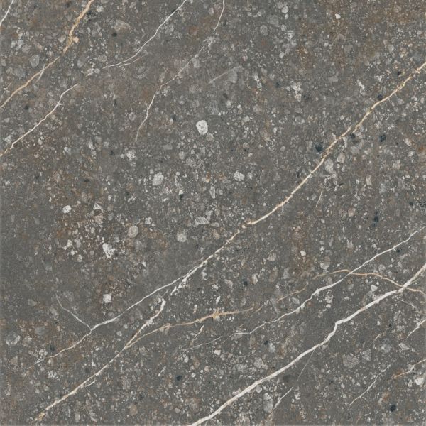 Volcano Nero 120x120 cm