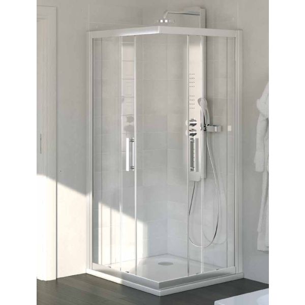 SYNERGY Sprchovací kút 1/2 rohový vstup 100 cm, L6387EO