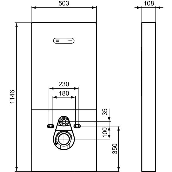 PROSYS Samostatný sanitárny panel NEOX, R0144A6
