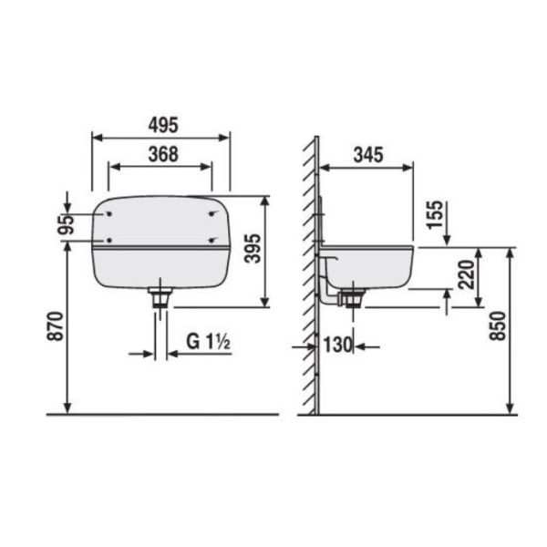 JIKA SANIT Sklápacia mriežka pre výlevku, VS60002C000099