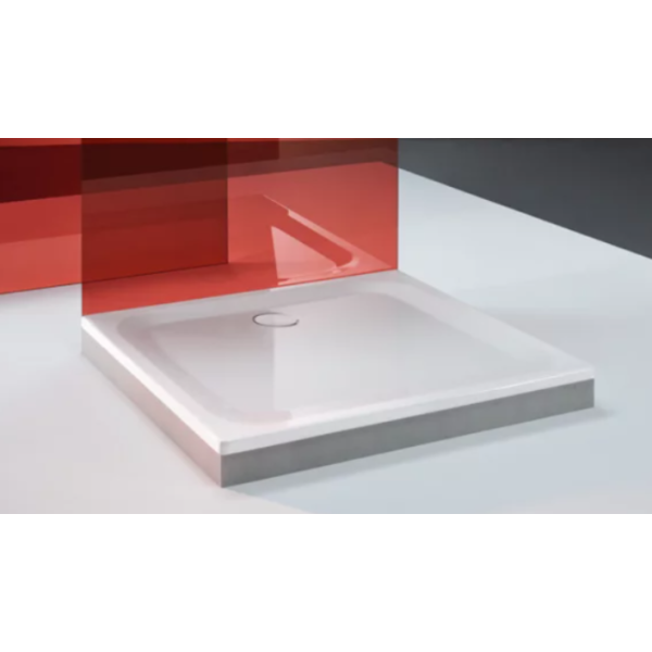 BetteUltra Space sprchová vanička z glazovanej titánovej ocele 900x900x30 mm, Biela, 4011-000T1