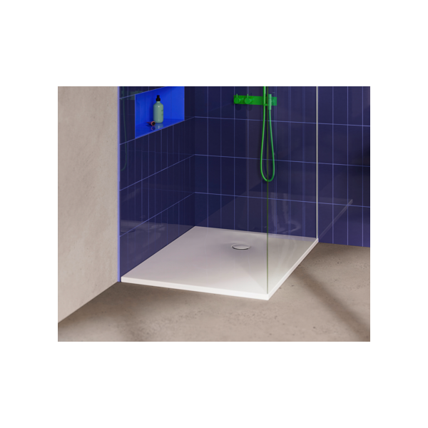 BetteUltra Space sprchová vanička z glazovanej titánovej ocele 900x900x30 mm, Biela, 4011-000T1