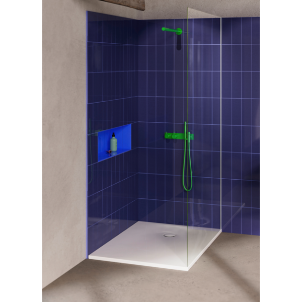 BetteUltra Space sprchová vanička z glazovanej titánovej ocele 900x900x30 mm, Biela, 4011-000T1