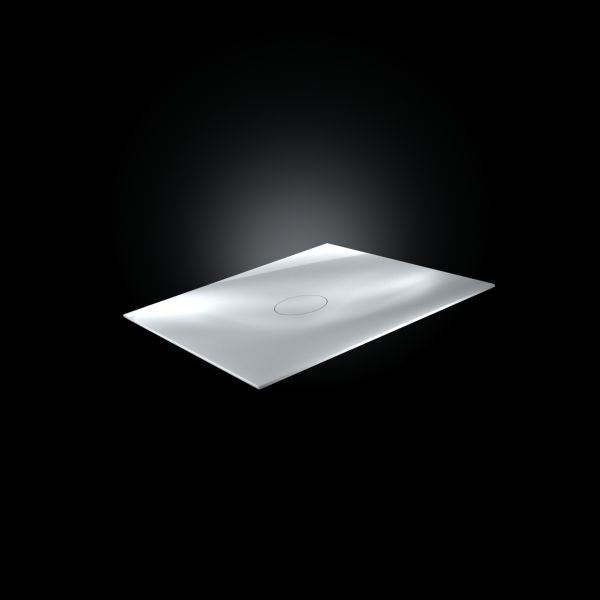 BetteAir sprchová vanička z glazovanej titánovej ocele 900x900x10 mm, Biela, 7350-000T2