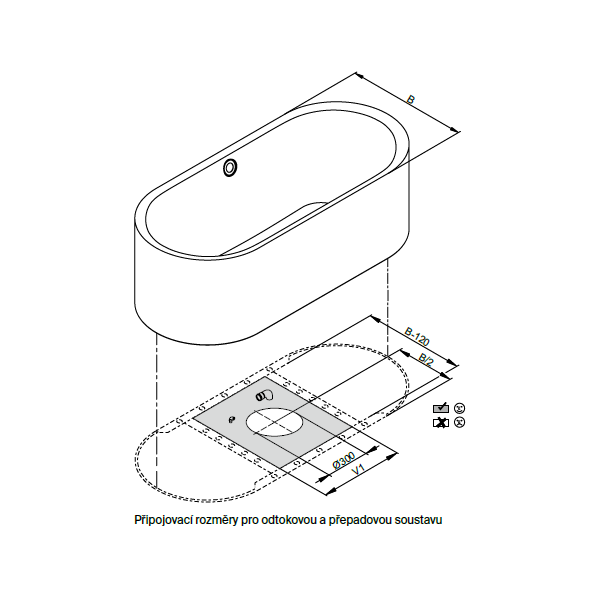 BetteLux Oval Silhouette voľne stojaca vaňa z glazovanej titánovej ocele 1800x800x575 mm, Biela, 3466-000CFXXS