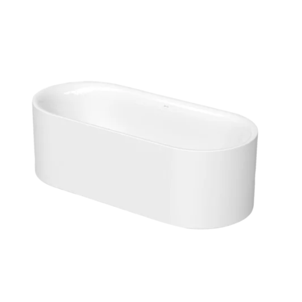 BetteLux Oval Silhouette voľne stojaca vaňa z glazovanej titánovej ocele 1800x800x575 mm, Biela, 3466-000CFXXS