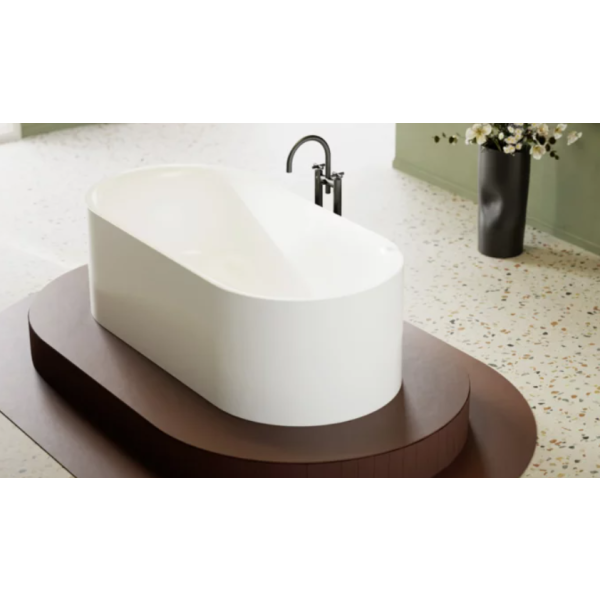 BetteLux Oval Silhouette voľne stojaca vaňa z glazovanej titánovej ocele s povrchovou úpravou GlazePlus 1800x800x575 mm, Biela, 3466-000CFXXS,PLUS