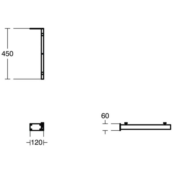 ADAPTO Podporná konštrukcie pre policu, U842867
