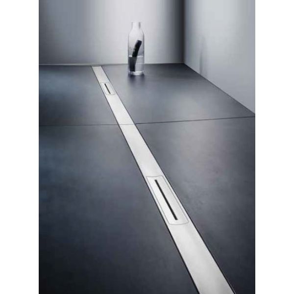 HL053S/100 In/Floor sprchový  odtokový žľab z nerez. ocele Standard matný povrch, HL053S/100