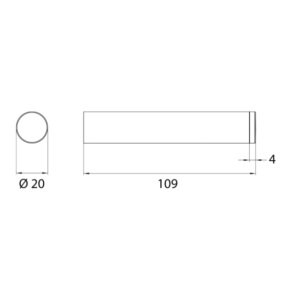 FLOW Držiak toaletného papiera fixný, FLW07, 270500101