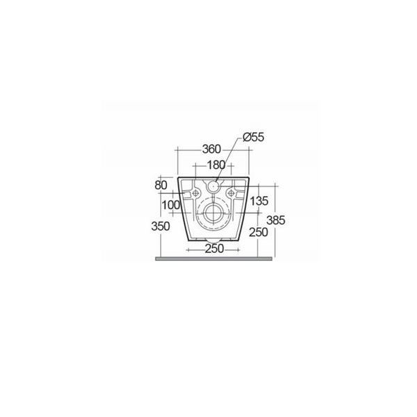 PACK, RAK FEELINF RIMLESS WC závesné matná grey 52x36 cm,  + WC sedadlo Slow-closing, PA0032.503, RST23503A, RSTSC3901503A