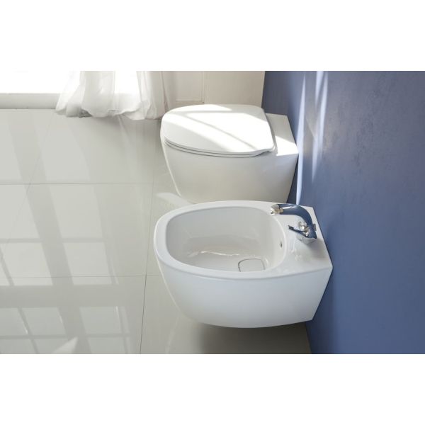 PACK DEA WC závesné 36,5x55 cm, T3290 + DEA WC sedadlo Slow-closing, T6767, farba biela matná