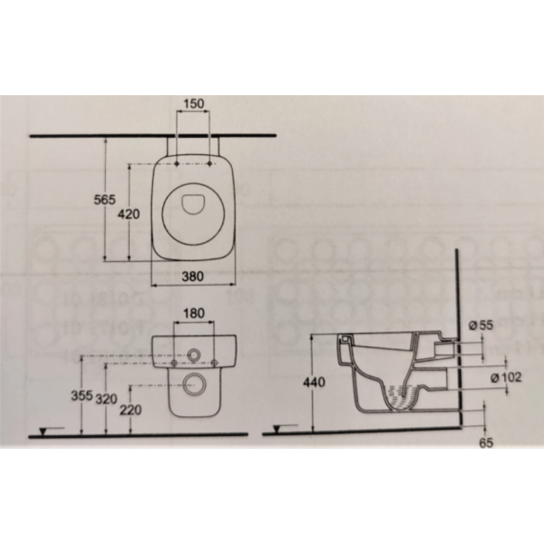 PACK MARC NEWSON WC závesné 56,5x38 cm + MARC NEWSON WC sedadlo, T3101