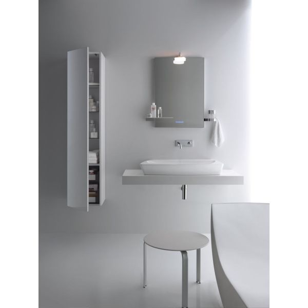 SIMPLYU CLEAR Doska 120x52 cm, umývadlo 85x49 cm, T7218DK, E812701