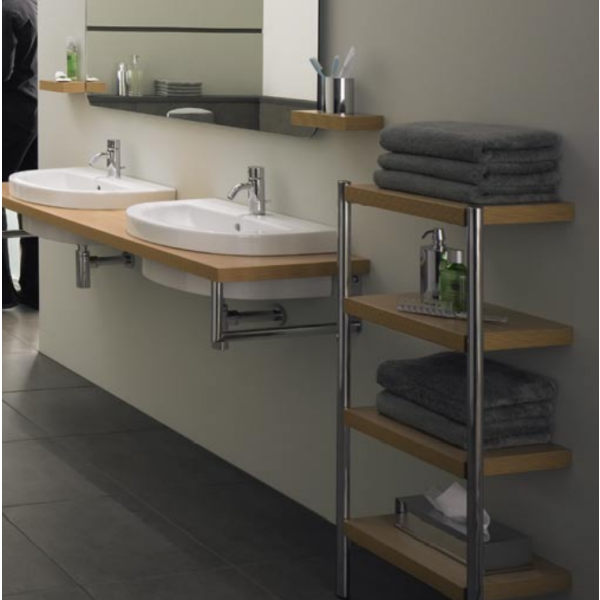 WASHPOINT Nábytková konzola pod dve umývadla 150x48 cm, R5875