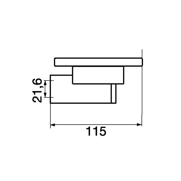 EMCO Inspira miska na mydlo so závesným držiakom, 153000100