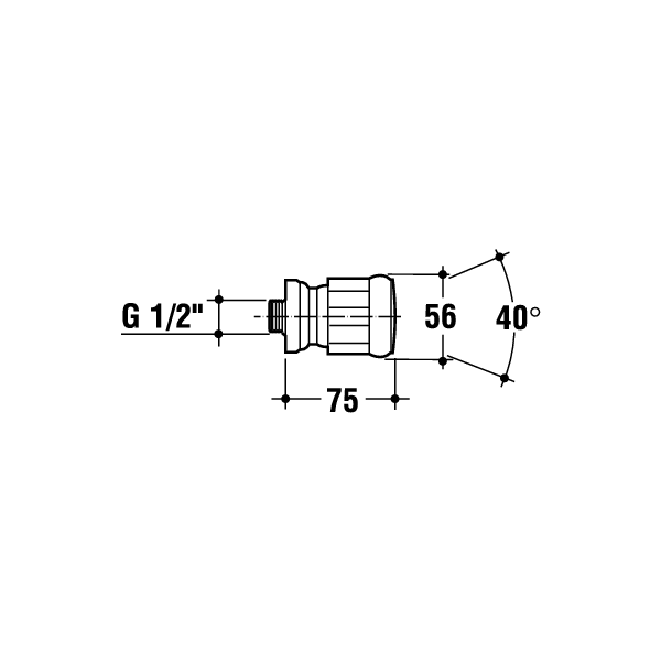 TREVI DELUXE Tryska na telo, A2245
