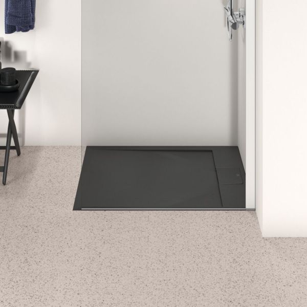 I.LIFE ULTRA FLAT S 90x70 cm Sprchová vanička Čierna, T5237FV