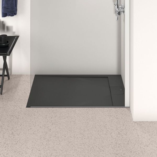 I.LIFE ULTRA FLAT S 100x70 cm Sprchová vanička Čierna, T5240FV