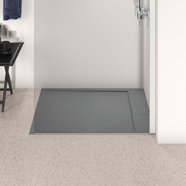 I.LIFE ULTRA FLAT S 100x80 cm Sprchová vanička Betónovo sivá, T5223FS
