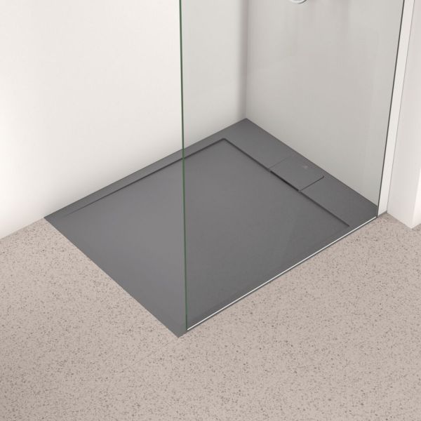 I.LIFE ULTRA FLAT S 100x80 cm Sprchová vanička Betónovo sivá, T5223FS